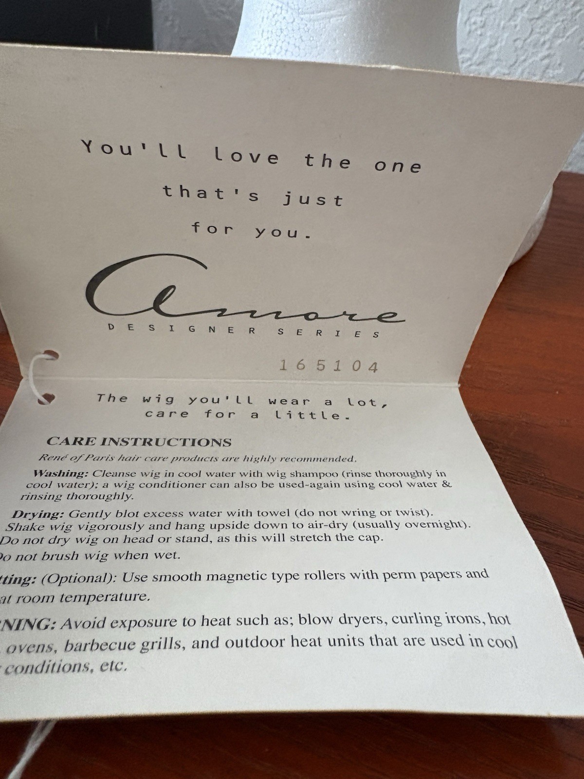 Amore Rene of Paris Brunette Wig 2541 Bella Auburn Sugar Naturally Synthetic