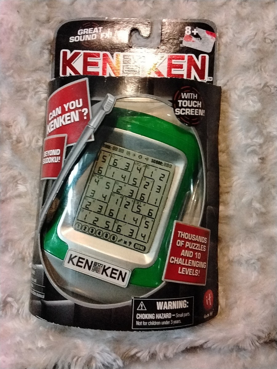 プレーヤー kenken NEW. KenKen Handheld Electronic Puzzle Game Touch Screen Backlight