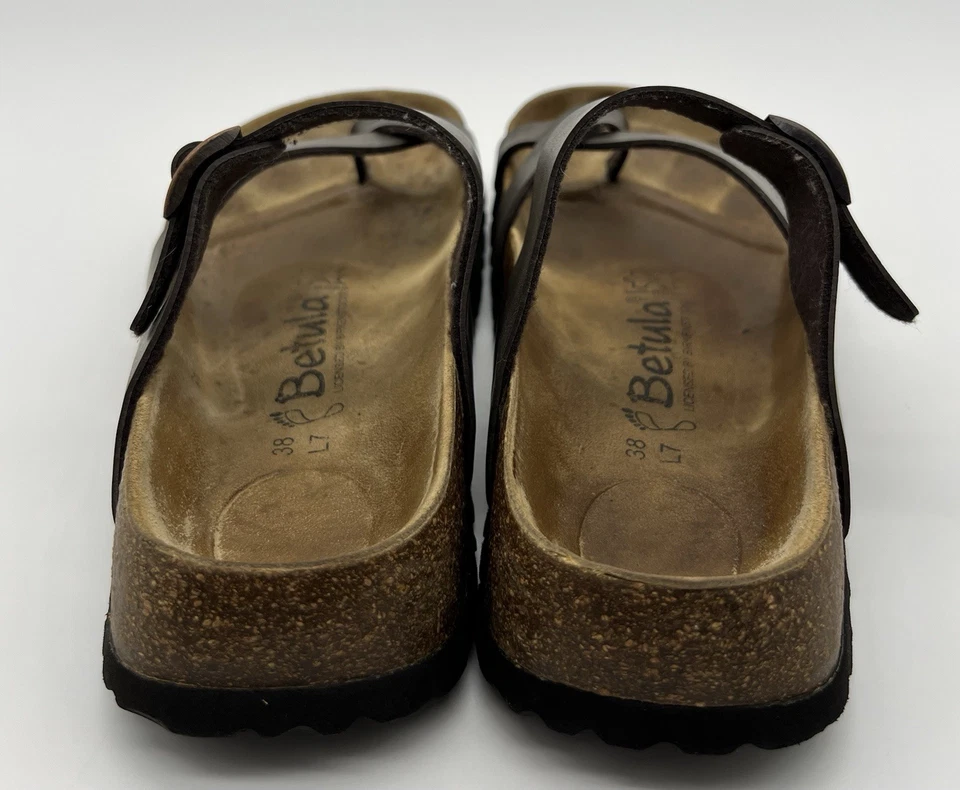 Betula Birkenstock Mia Toe Loop Brown Sandals Size 8 EU Size 39 - Image 4 of 4
