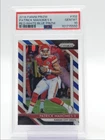 PATRICK MAHOMES II 2018 PANINI PRIZM FOOTBALL RED WHITE BLUE PSA 10 Q3422