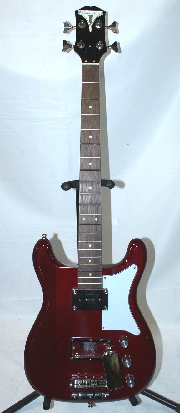 Epiphone Newport Bass Guitar 30 5 Inch Scale Cherry