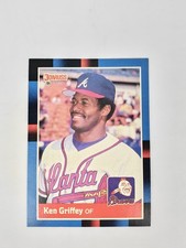 1987 Donruss - Ken Griffey #202 Atlanta Braves Major League Baseball Base Set