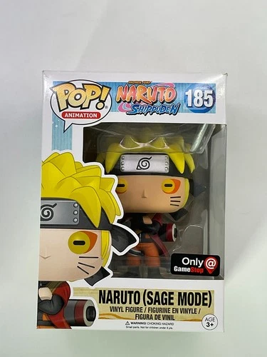 Funko Pop! Animation: Naruto (Sage Mode) #185 GameStop Exclusive +PROTECTOR J4