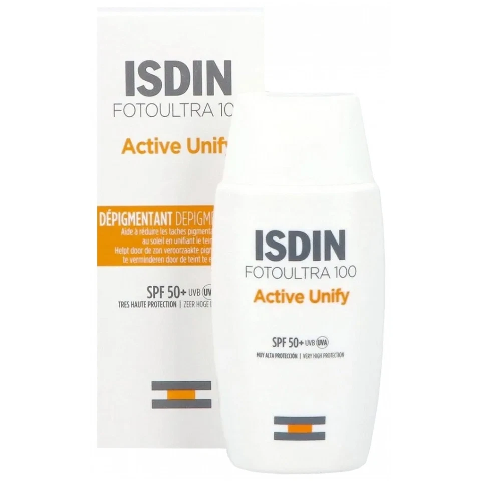 Isdin FotoUltra 100 Active Unify Fusion Fluid LSF50+ 50 ml ist ein wasserfestes