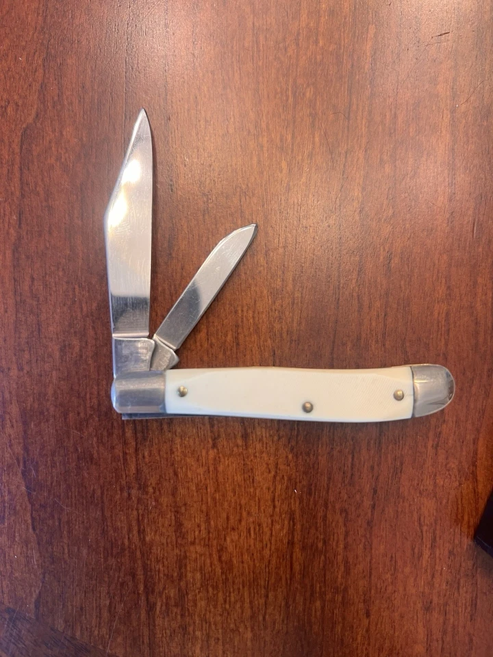 Navaja de bolsillo de dos hojas Sears Craftsman 95041 50 aniversario 1927 - 1977 NUEVA Foto 4 de 4