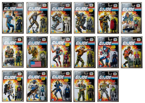 G.I. Joe 3.75” The Cartoon Series Action Figure Lot (17 Figures) 2007 - 2008 MIB