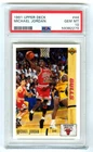 MICHAEL JORDAN~1991 UPPER DECK BASE CARD PSA-10 GEM-MT NBA CARD #44 (NEW CASE)