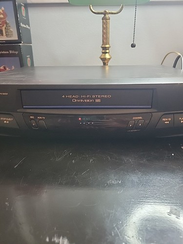 Panasonic VHS VCR PV-9450 Blue Line Omnivision 4 teste senza telecomando - NECESSITA DI RIPARAZIONI - Foto 2 di 7