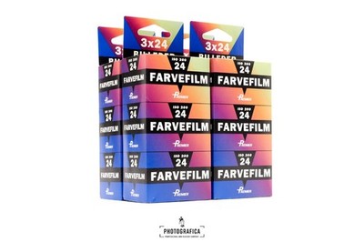Konica Color Film 135-24 ISO 200 1x 3-Pack Expired 09/2004 - Stored in fridge