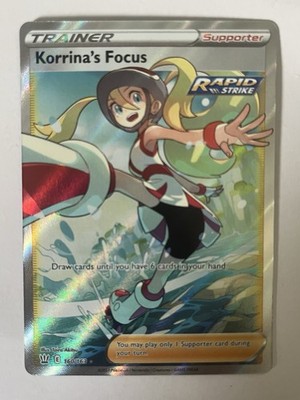 Korrina's Focus (Full Art) 160/163 Swsh05: Battle Styles Holo