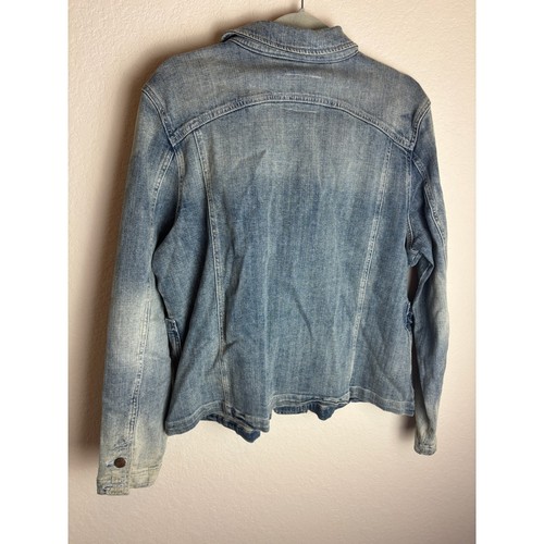Chaqueta vaquera Sundance XL chaqueta vaquera botones bolsillos delanteros azul para mujer - Imagen 11 de 11