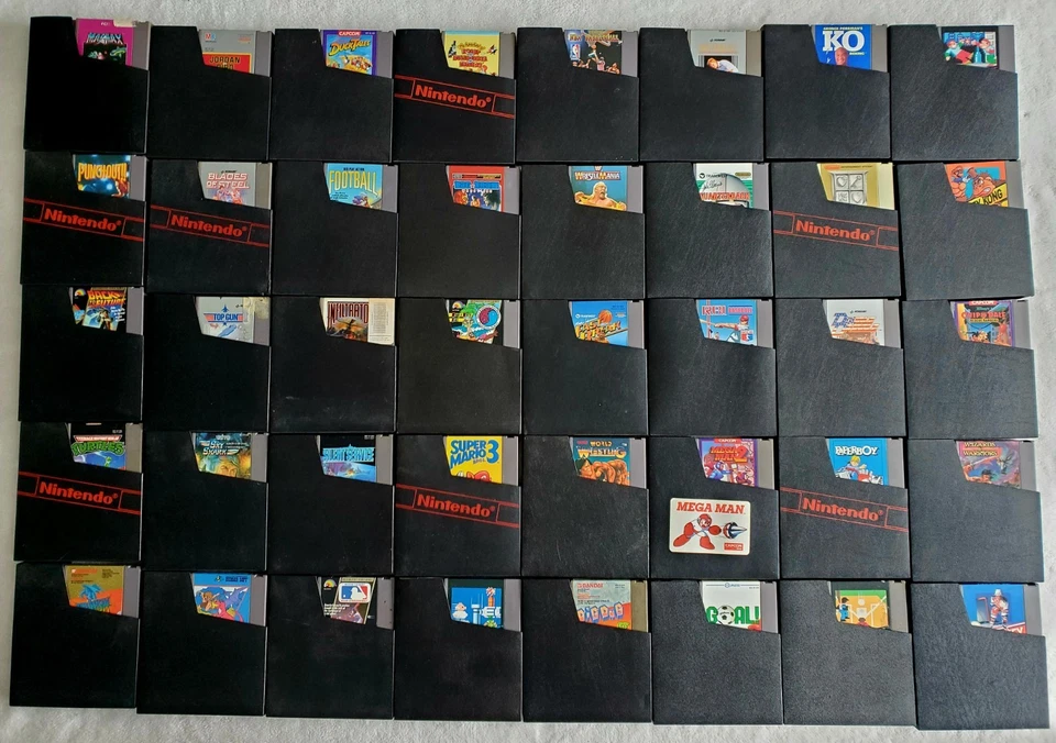 HUGE Vintage LOT of 40 Nintendo Cart w/Case (NES 1989) Authentic Tested! Mint!🕹 - Image 3 of 4