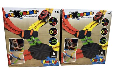 FleXtreme Multi-Race Track Double Pack Intersection And Switch New OVP (2)