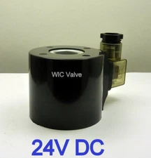 WIC Valve 2L Series 24V DC Encapsulated Solenoid Valve Coil DIN 43650A LED 