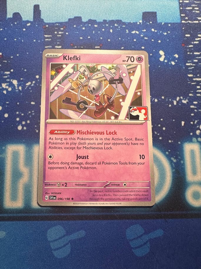 Pokemon TCG Klefki SVI 096/198 Play! Prize Pack Series NM | eBay