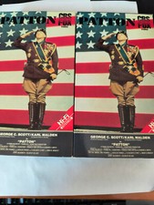 Patton (VHS, 1984) George C. Scott, Karl Malden 2 Tapes Part 1 and 2