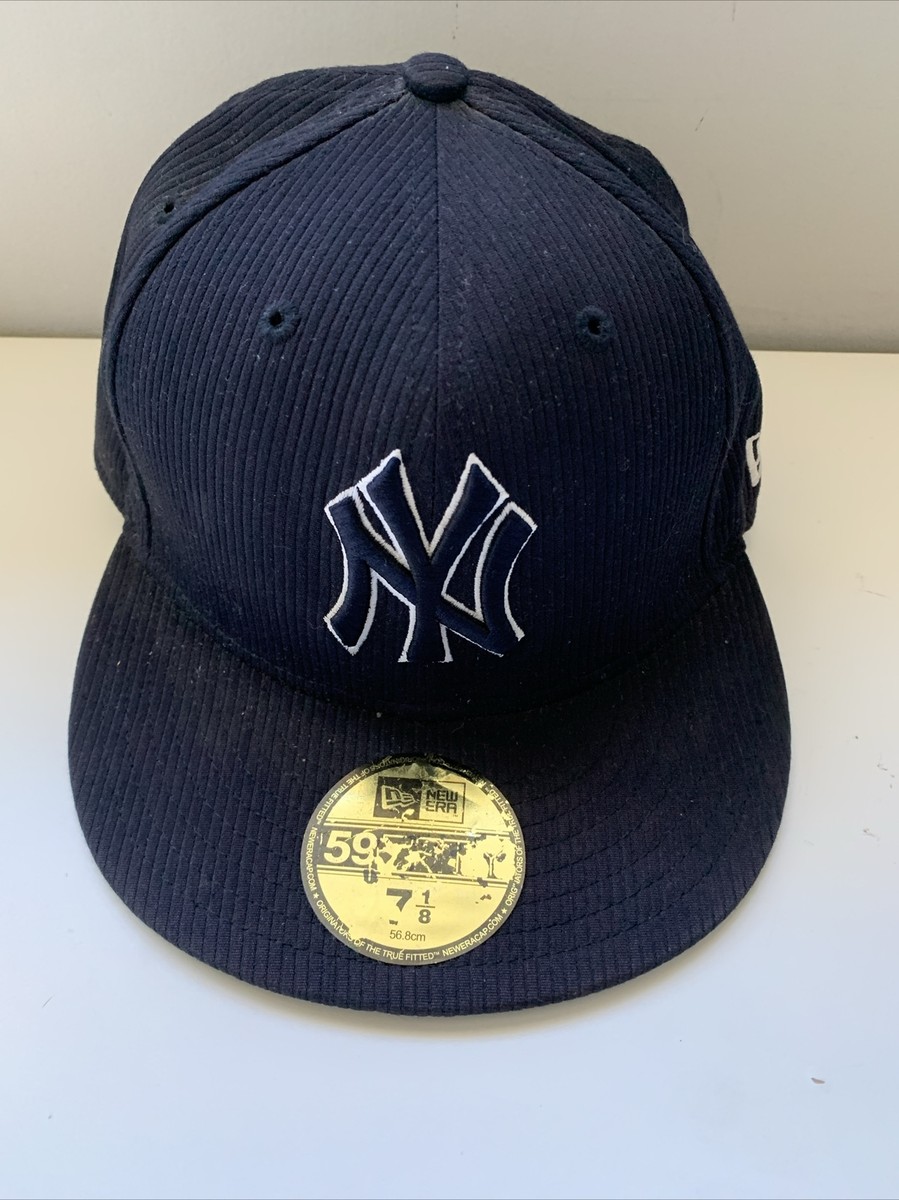 HOMEGAME 別注 NEWERA 59FIFTY Yankees 7 1/2 New York Yankees 7 1/8 New Era 59Fifty blue ribbed fitted
