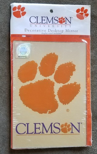 SC Clemson University Tigers 5"x7" dekorativer Schreibtischspiegel + Display Staffelei inkl. - Bild 1 von 2