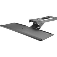 STAR TECH Under Desk-Mount Keyboard Tray Slide-Out with Tilt and Swivel 26.4  w