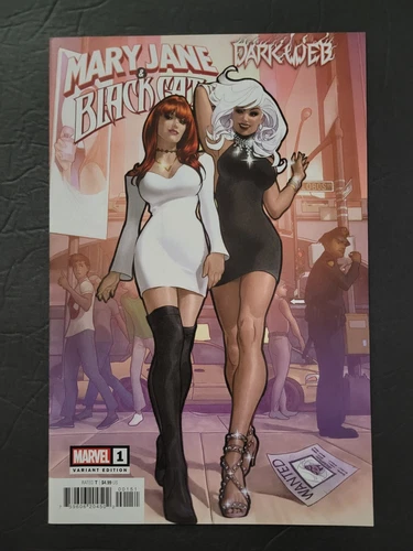 Mary Jane and Black Cat 1 scarce NM  1:25 variant (2023,McKay/Carratu)