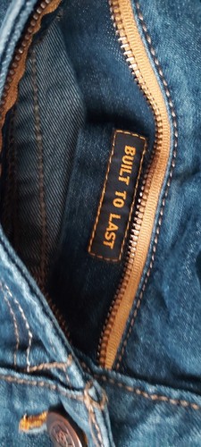 Ariat rebar blue denim jeans sizs 42 x 36 measures 46 x 37 - Picture 5 of 8