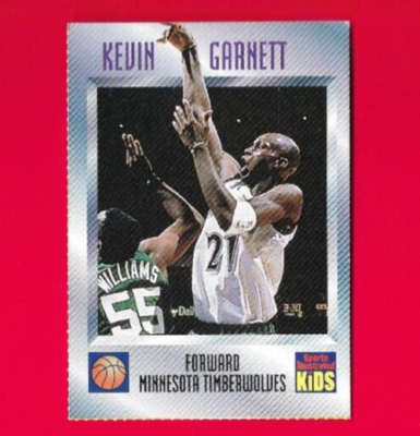 1997 SI Sports Kids KEVIN GARNETT sifk Rookie Card, Minnesota