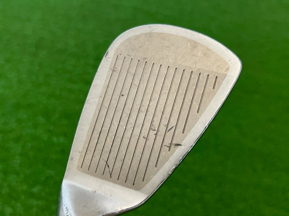 TAD MOORE Titanium Face PITCHING WEDGE Right Handed Graphite Stiff Flex Used PW - Image 4 of 4