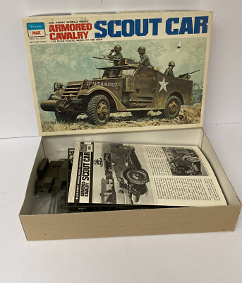 Peerless Max Armored Cavalry Scout Car 1:35 Scale Plastic Model