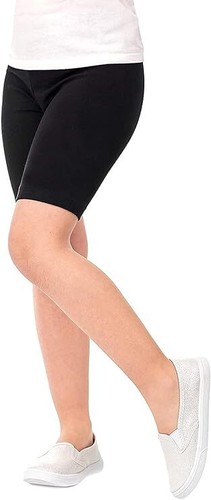 Pack of 3 Kids Cycling Shorts Girls Sports Dance Breathable School P.E Plain - Picture 6 of 23