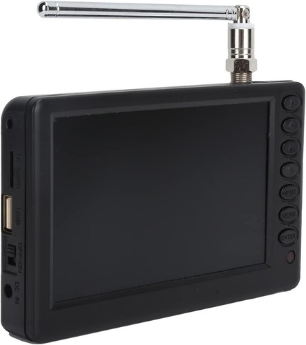ATSC HD Mini TV - 5 Inch Rechargeable TV with USB Support & Remote Control - Picture 11 of 11