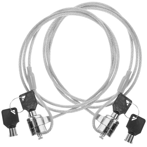 2 Sets Laptop Lock Office Flexible Security Cable Computer Locking - Afbeelding 10 van 12