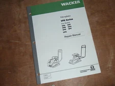 Wacker VPA 1350 Vibroplate Compactor Operator Maintenance Service Repair Manual