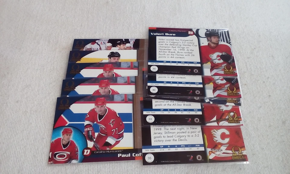 1998-99 Pacific Omega Hockey 1-99 Pick cards that you want/need. - Image 4 of 4