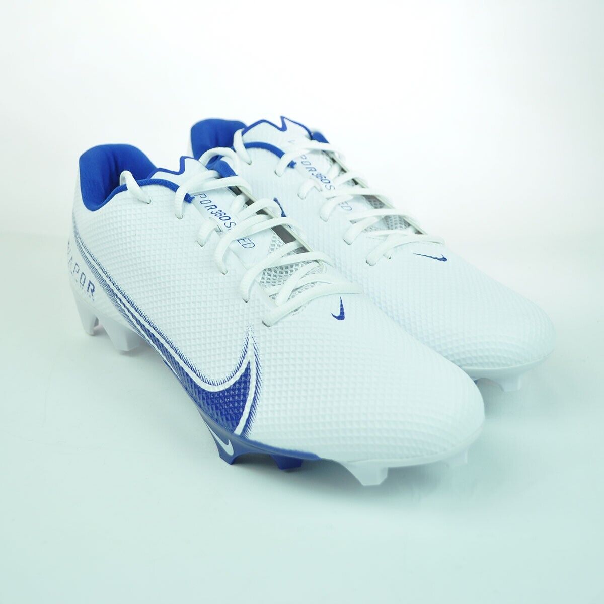 Nike Vapor Edge 360 Football Cleats White Blue CV6349-107 Nike Vapor Edge 360 Football Cleats White Blue CV6349-107