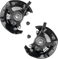 AWD Front Steering Knuckles & Wheel Hub Bearings for 2008-2013 Toyota Highlander