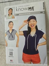 Sewing Pattern Me2078 Misses Knit Top Sz 16-24 Know Me By MimiG New