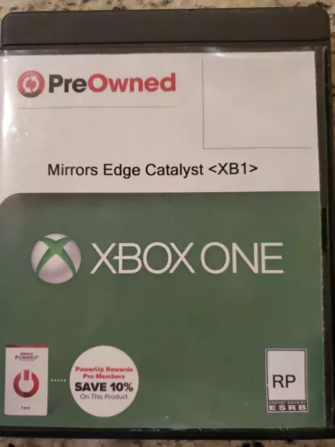 Mirror's Edge Catalyst for Xbox One XBOX-ONE(XB1) NO MANUAL/ARTWORK FREE S/H