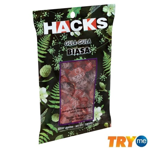 HACKS Variety Flavors Cough Drop Candy Sweet 100g Free Shipping - Picture 10 of 10