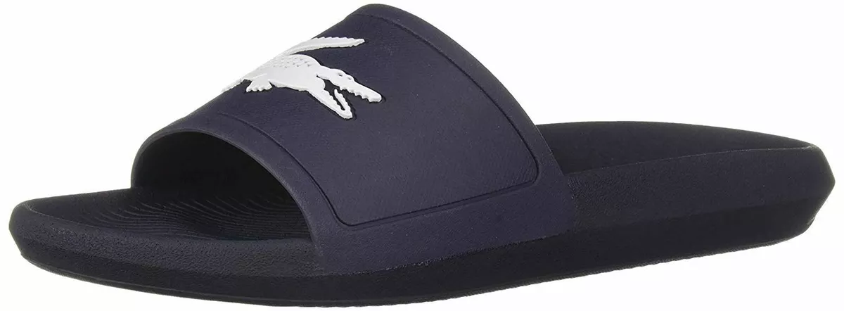 Lacoste croc flip flops sale