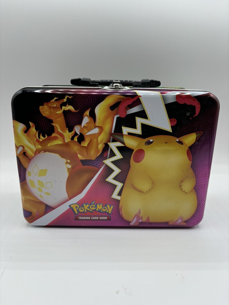 pokemon trading card game shining legends collector chest POKEMON TRADING CARD GAME 2017 SHINING LEGENDS COLLECTOR CHEST LUNCH Box  TIN