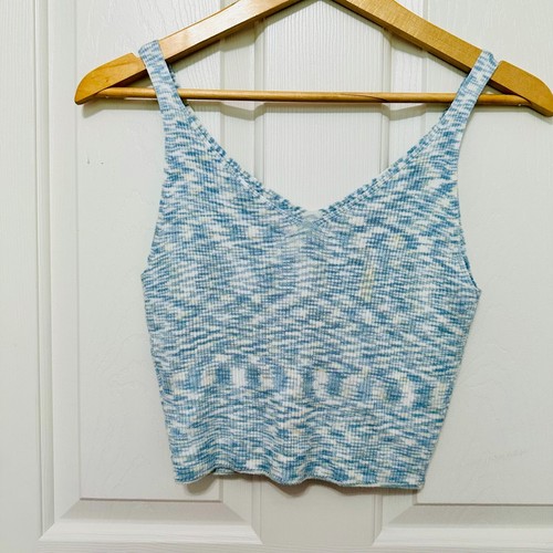 HOUSE OF HARLOW 1960 KNIT CROPPED TANK TOP SKIRT SWEATER 3 PIECE SET MEDIUM - Picture 5 of 9