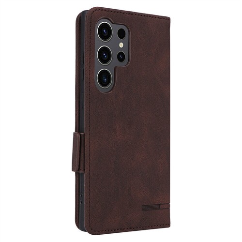 Flip Magnetic Leather Wallet Cover Case For S24 S23 FE S22 S21 Ultra - 第 29/30 張圖片
