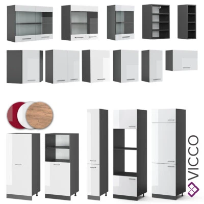 Küchenschrank Hängeschrank Unterschrank Herdschrank Küchenzeile R-Line Vicco - Bild 1 von 3