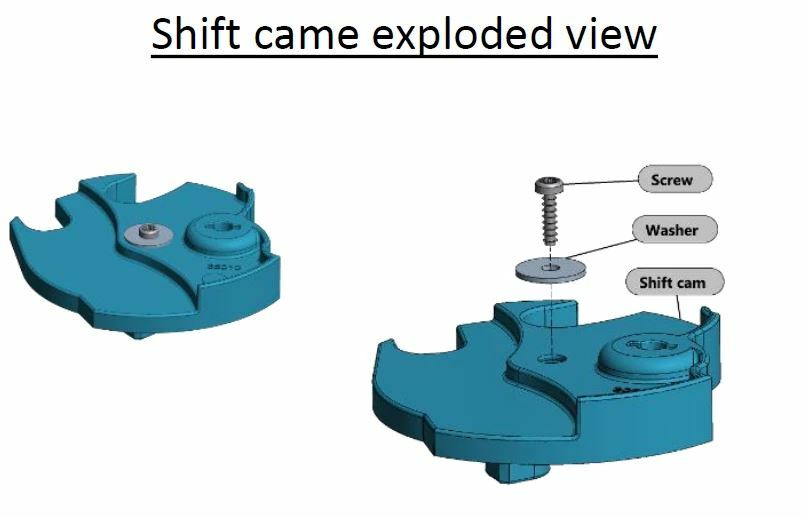 John Deere Shift Cam MIA12475 - Fits General Transmission RT400 Models, New Transmission Part