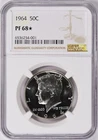 1964 Kennedy Silver Half Dollar NGC PF 68 Star JFK PR Proof Coin