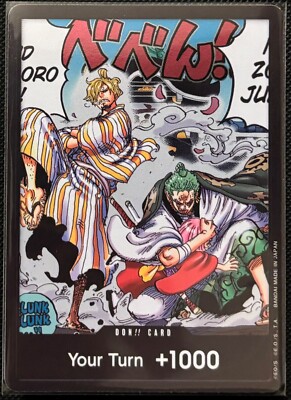 One Piece:Wings of the Captain OP06 Don!! Card Sanji/Zoro Foil | eBay