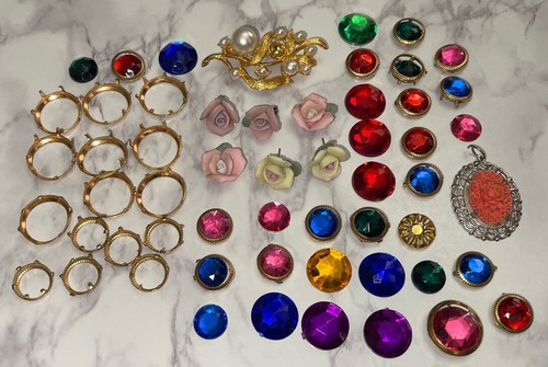 Vintage Crafting Jewelry Parts Repair Harvest CRF3-64 - Picture 2 of 11