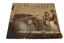 1939 Oldsmobile Series 60 70 80 Sales Brochure Original