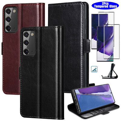 For Samsung Galaxy Note10/ Plus Note20/Ultra Phone Case Shockproof Leather Cover