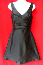 ALFRED SUNG Womens Satin Bridesmaid Empire Waist Prom Fit N Flare Dress D624 8 M